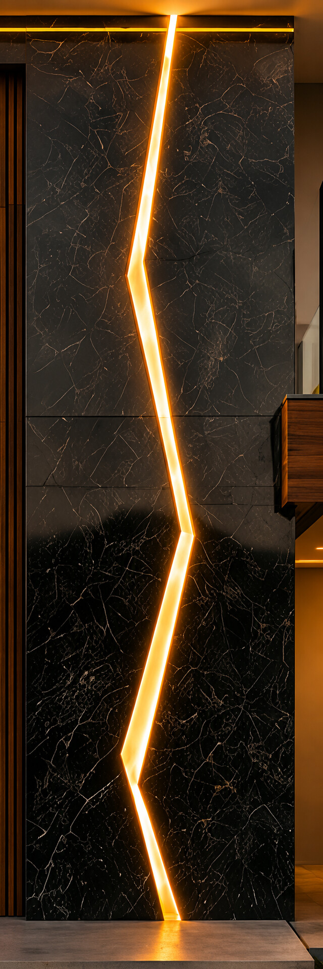 Mármore com LED